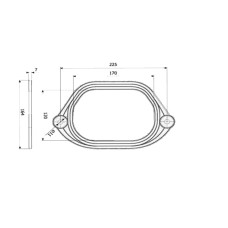 Ремкомплект для бака компакта K.K.POL тип Е, АКС/520