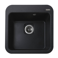 Гранітна мийка Globus Lux BARBORA графiт 510х510мм-А0001