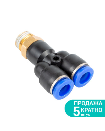 Штуцер цанговий (Y-подібний) Ø12мм МТ 1/2" SIGMA (7027911)