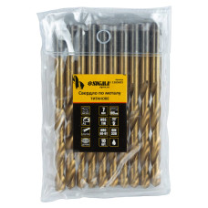 Свердло по металу HSS-TIN титанове Ø7.0мм (pvc, КРАТНО 10шт) SIGMA (1165631)
