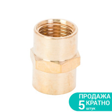 З'єднання FT 1/4" × 1/4" (латунь) SIGMA (7025111)