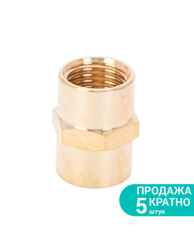 З'єднання FT 1/4" × 1/4" (латунь) SIGMA (7025111)