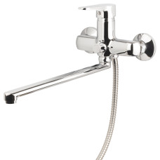 Змішувач s31 Ø35 для ванни вилив прямий 350мм дивертор вбудований картриджний AQUATICA (9731220)