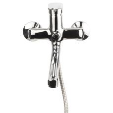 Змішувач s31 Ø35 для ванни вилив прямий 350мм дивертор вбудований картриджний AQUATICA (9731220)