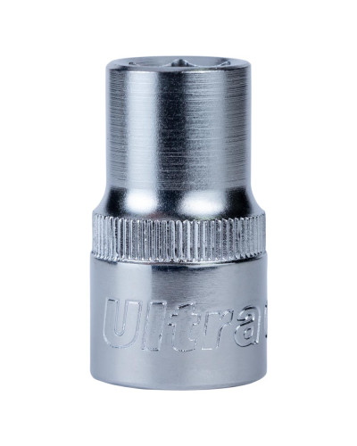 Насадка шестигранна коротка 1/2" 12мм CrV ULTRA (6070122)