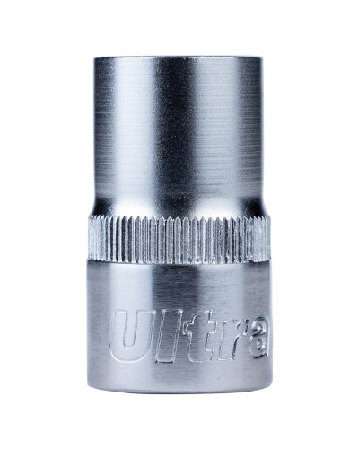 Насадка шестигранна коротка 1/2" 14мм CrV ULTRA (6070142)