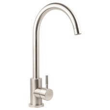 Змішувач s20 Ø35 для кухні вилив вухо на гайці SS TAU (9820101)