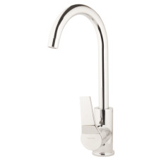 Змішувач s45 Ø40 для кухні вилив високий вухо на гайці AQUATICA (9745100)