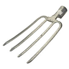 Вила садово-городні 4 плоскі зуби 170×280мм GRAD (5053805)