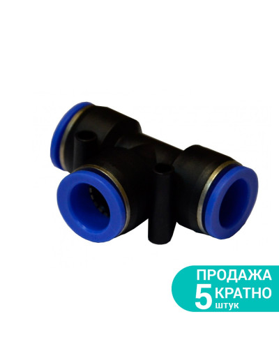 З'єднання цангові (T-образне) Ø10×10мм SIGMA (7026261)