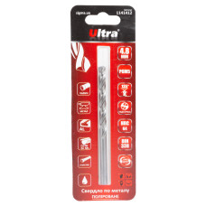 Свердло по металу Р6М5 поліроване Ø4.8мм (блістер) ULTRA (1141412)