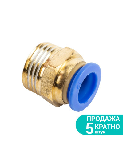 Штуцер цанговий (прямий) Ø12мм МТ 1/2" SIGMA (7026991)