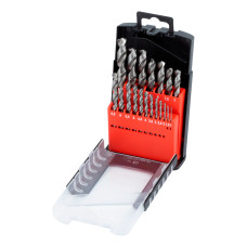 Набір свердел по металу Р6М5 полірованих 19шт 1.0-10.0мм (пласт кейс+блістер) ULTRA (1191712)