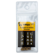 Свердло по металу HSS-TIN титанове Ø2.0мм (pvc, КРАТНО 10шт) SIGMA (1165131)