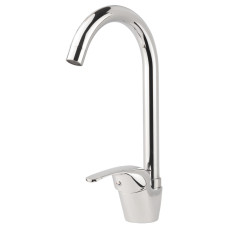 Змішувач s55 Ø40 для кухні вилив високий вухо на гайці AQUATICA (9755100)