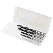 Набір свердел по дереву спіральних триточкових 5шт (4×75, 5×85, 6×90, 8×110, 10×120 мм) SIGMA (1305811)