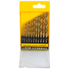 Набір свердел по металу HSS-TiN титанових 13шт 1.5-6.5мм (пласт кейс) SIGMA (1193071)