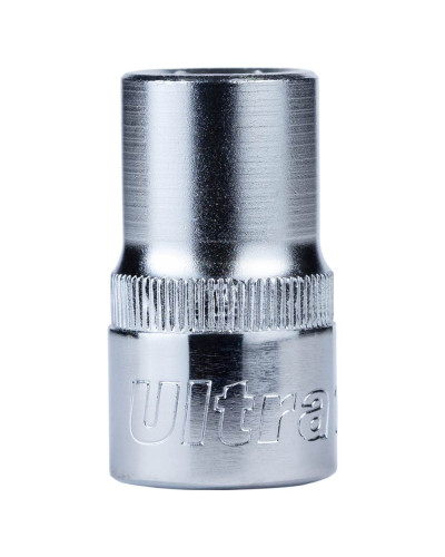 Насадка шестигранна коротка 1/2" 13мм CrV ULTRA (6070132)