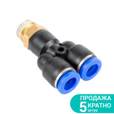 Штуцер цанговий (Y-подібний) Ø10мм МТ 1/2" SIGMA (7027871)