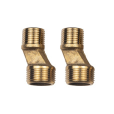 Змішувач s55 Ø40 для кухні вилив прямий 250мм настінний AQUATICA (9755120)