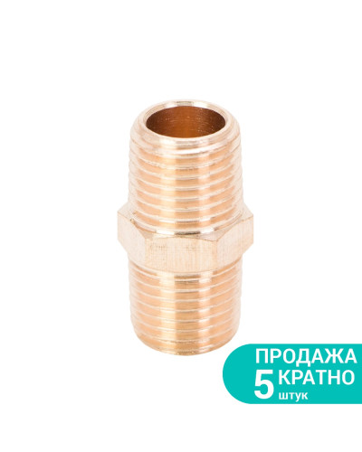 З'єднання MT 1/4" × 1/4" (латунь) SIGMA (7025311)