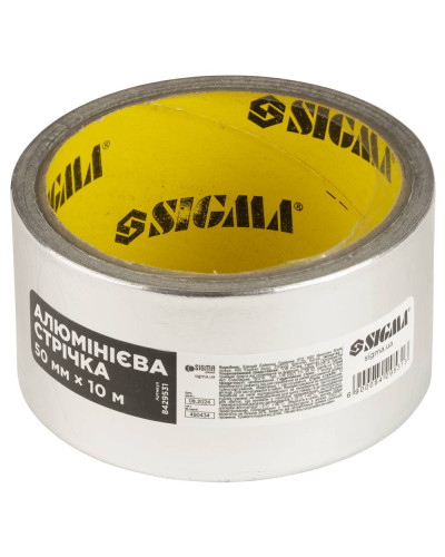 Стрічка алюмінієва 50мм×10м SIGMA (8429531)