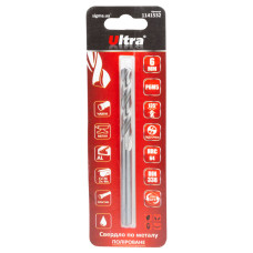 Свердло по металу Р6М5 поліроване Ø6.0мм (блістер) ULTRA (1141532)