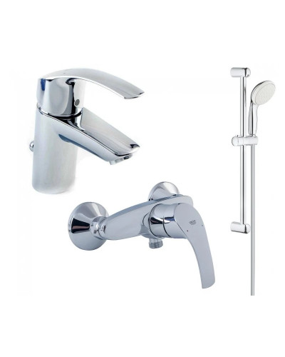 Комплект для душу, хром Grohe Eurosmart New (123576)