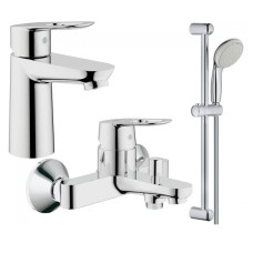 Набір змішувачів для ванни S-Size Grohe BauLoop (123214S)