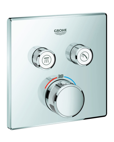 Термостат прихованого монтажу на 2 споживача Grohe Grohtherm SmartControl (29124000)