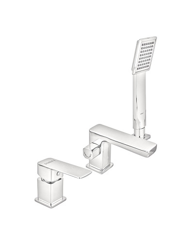 Змішувач для ванни Haiba Kubus 022 (3-hole) (HB3957)