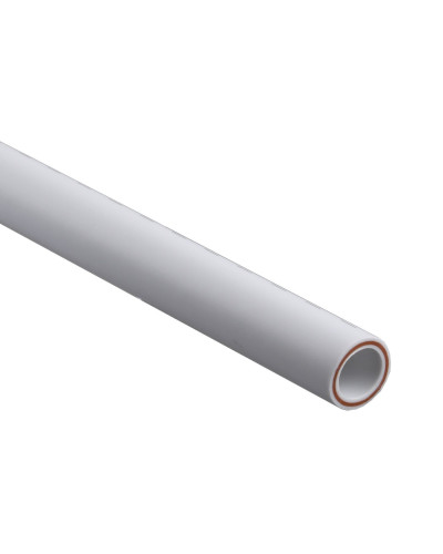 Труба Kalde PPR Fiber PIPE d 25 mm PN 20 зі скловолокном(біла)