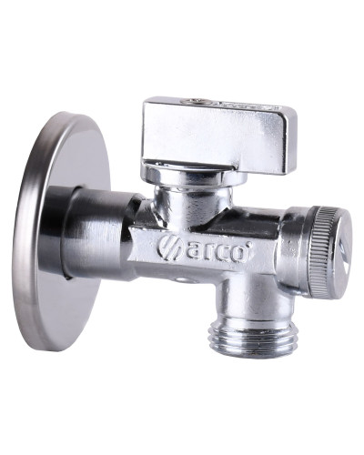 Кран кульовий кутовий з фільтром ARCO 1/2″x1/2″ 02400MAC