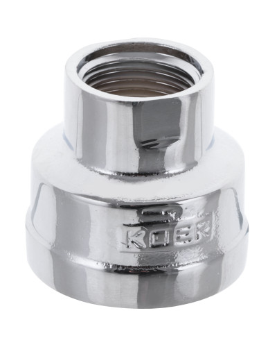 Муфта редукційна 1/2"х1" (хром) Koer KF.C0610.chr (KF0119)