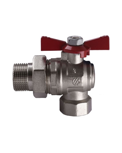 Кран кульовий кутовий з американкою ARCO 1″ SENA 154305