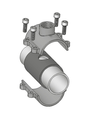 Врізка в трубу з внутрішньою різьбою DN40(47,9-48,8 мм) х 3/4″ OBD AGAflex