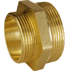 Ніпель редукційний латунний 1″ЗР х 3/4″ЗР штампований А0512А