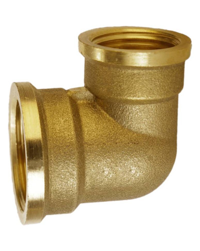 Кутник редукційний латунний 3/4″ВР х 1/2″ВР штампований А0112А VA