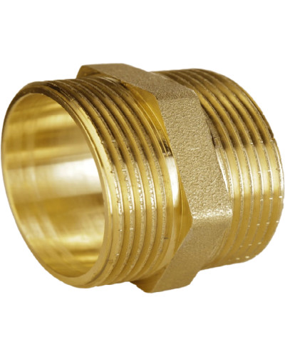 Ніпель латунний 1 1/4″ЗР х 1 1/4″ЗР штампований А0516А