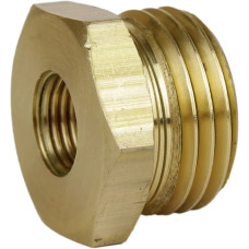 Футорка для датчика температури латунна 1/2″ЗР х М10 штампована А0701А