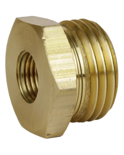 Футорка для датчика температури латунна 1/2″ЗР х М10 штампована А0701А