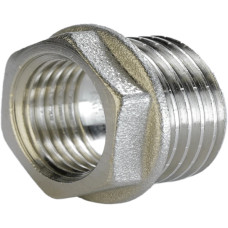 Футорка нікельована 1/2″ЗР х 3/8″ВР штампована А0752А(нк)