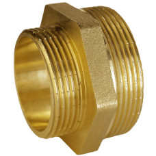 Ніпель редукційний латунний 2″ЗР х 1 1/2″ЗР штампований А0545А