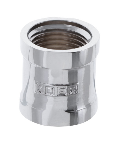 З'єднувальна муфта 1/2" (хром) Koer KF.C06.chr (KF0116)