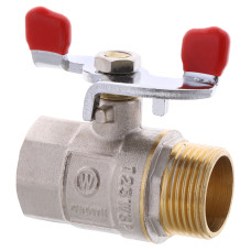 Кран кульовий Waterpro 3/4" ГШМ (сталева метелик) (WP2908)