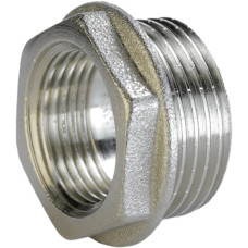 Футорка нікельована 2″ЗР х 1 1/2″ВР штампована А0757А(нк)