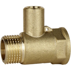 Трійник для датчика температури латунний 1/2″ВР х М10 х 1/2″ЗР штампований посилений А0202А