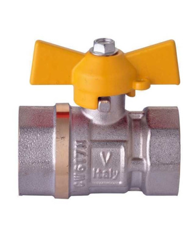 Кран кульовий прямий WATER VALVE 1/2″ ВВ ЖБ NV-V Q001