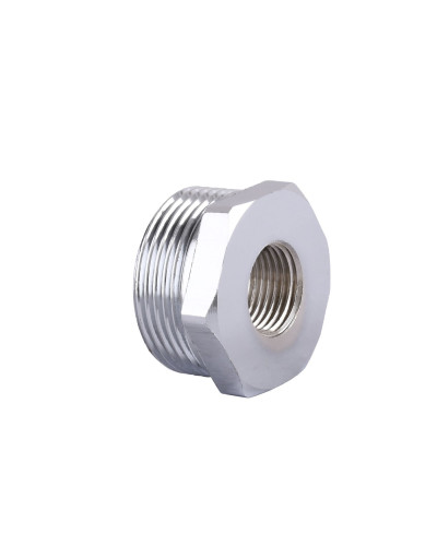 Футорка перехідна SOLOMON 1/2″х3/8″ хром ЗВ 8209