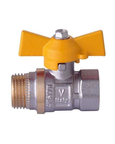 Кран кульовий прямий WATER VALVE 1/2″ ЗВ ЖБ NV-V Q002